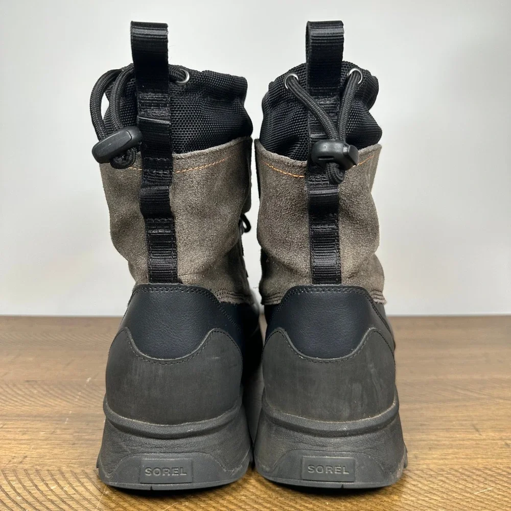 Sorel Boots Mens 15 Black Scout 87 XT WP Waterproof Insulated Snow Winter Hiking